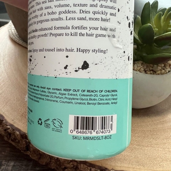 New, FoxyBae BEACH PLEASE Sea Salt Texturizing Spray 8.0 oz. Exp. 08/23 - Picture 3 of 6